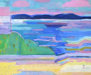 Paysage côtier onirique et haut en couleur - Iria Fernandez
