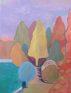 Paysage abstrait et onirique - Iria Fernandez