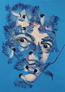 Dalí et mésanges, 2015