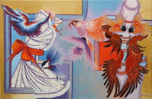 Ruban rouge et mésanges, 2015