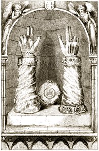 Reliquaire de la main de Saint Patrick, de The Trias Thaumaturga, ou Trois Saints Faiseurs de Miracles d