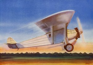 Ryan Monoplane, Spirit of St Louis (lithographie couleur)