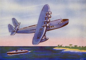 Sikorsky S-42, Bermuda Clipper (lithographie couleur)
