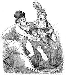 Un Chardonneret et sa Maîtresse, 1796 - Isaac Cruikshank