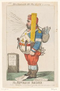 Caricature de Charles James Fox, 1798 - Isaac Cruikshank