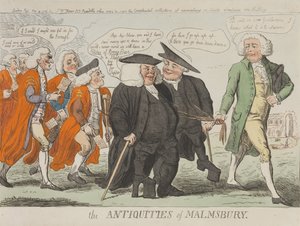 Die Altertümer von Malmsbury - Isaac Cruikshank