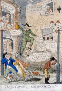 Les bons effets du gaz carbonique!, 1807 - Isaac Cruikshank
