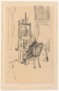 Jozef Israels dans son atelier