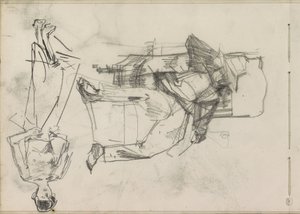 Homme sur une chaise et une femme debout - Isaac Israels