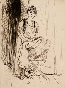 La dame au tambour - Isaac Israels