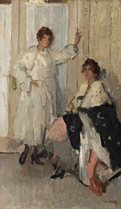 Les mannequins Ippy et Gertie chez Hirsch, Amsterdam, vers 1915-17 - Isaac Israels