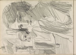 Deux femmes à une table, peut-être sur une terrasse - Isaac Israels