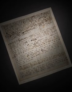 Deux pages de révisions des Principia Mathematica - Isaac Newton