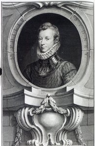 Sir Philip Sidney, gravé par Jacobus Houbraken, 1743 - Isaac Oliver