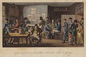 Logique dans la prison des débiteurs, visitée par Tom et Jerry - Isaac Robert Cruikshank