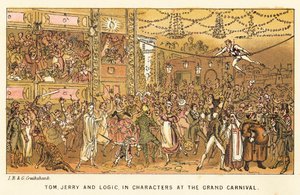 Tom, Jerry et Logic, en personnages au Grand Carnaval