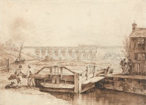Le viaduc sur le canal de Sankey - Isaac Shaw