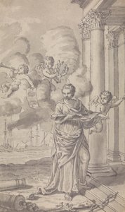 Frontispice pour Town and Country Magazine, Vol. III, No. 1, 1771 - Isaac Taylor