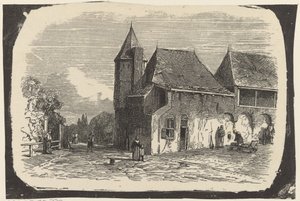 Vue sur la Koppelpoort à Amersfoort - Isaac Weissenbruch