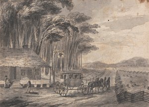 Wagon de scène américain - Isaac Weld