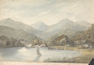 Vue sur la rivière entre les lacs - Isaac Weld