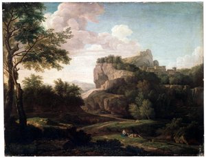 Paysage, fin XVIIe ou XVIIIe siècle