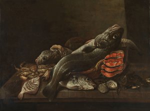 Nature morte avec poissons - Isaac van Duynen