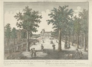 Vue du Buitenhof à La Haye - Isaac van Haastert