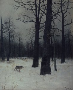 Forêt en hiver, 1885