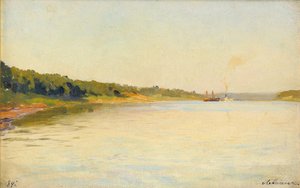 La rive de la Volga