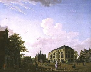Vue sur la Leidseplein à Amsterdam, 1778