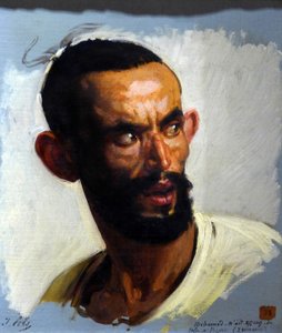 Tête de Kabyle, vers 1860 - Isidore Pils