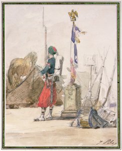 Soldat en garde - Isidore Pils