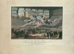 Le Serment du Jeu de Paume le 20 juin 1789 - Isidore Stanislas Helman