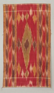 Couverture ; médaillons et rayures en soie, fin XVIIIe siècle - XIXe siècle - Islamic School