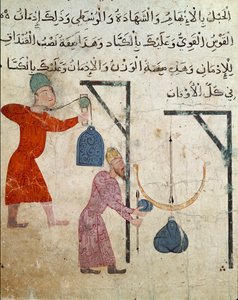 Art islamique : dessin sur parchemin de la période fatimide
