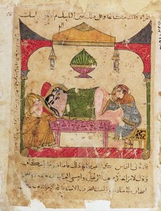 Examen médical, du Livre de Kalila et Dimna - Islamic School