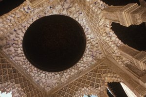 Le plafond dans la Cour des Lions - Islamic School