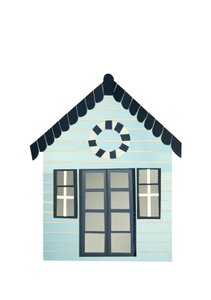 Cabane de plage, 2014 (papier découpé)