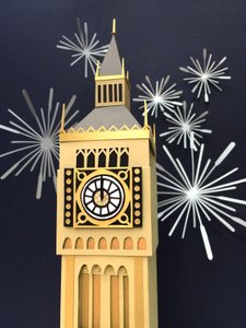 Bonne année 2018 (papier) - Isobel Barber