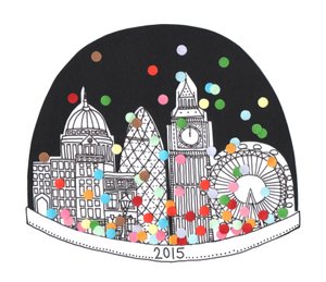 Nouvelle année 2015, 2014 (papier et stylo)