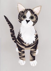 Pussycat, 2016 (papier) - Isobel Barber