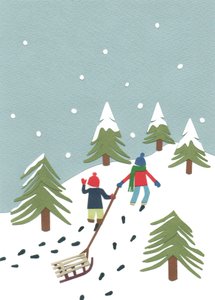 Luge, 2014 (papier découpé) - Isobel Barber