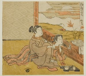 Le huitième mois (Sogetsu), de la série "Les douze mois à la mode (Furyu juni tsuki)"