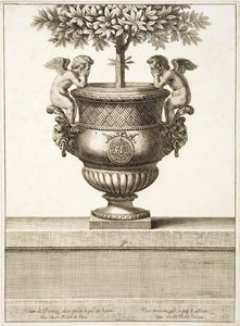 Urnes en bronze utilisées pour les agrumes, illustration de 
