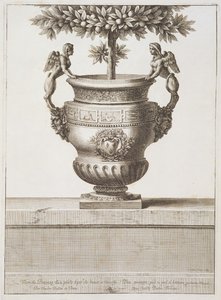 Urnes en bronze utilisées pour les agrumes, illustration de 