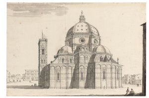 Le Duomo et le Campanile, Florence - Israel the Younger Silvestre
