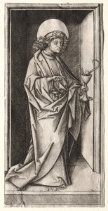 Saint Jean avec un serpent dans un calice - Israhel van Meckenem