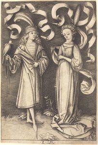 Le fauconnier et la noble dame