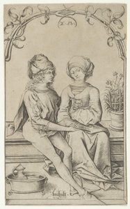 Les Amoureux - Israhel van Meckenem